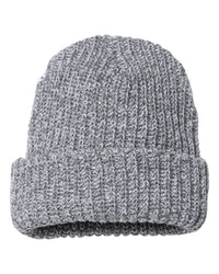 Sportsman SP90S 12’’ Chunky Cuffed Beanie - SP90 - Gray White Speckled - Gray White Speckled / One Size Fits Most