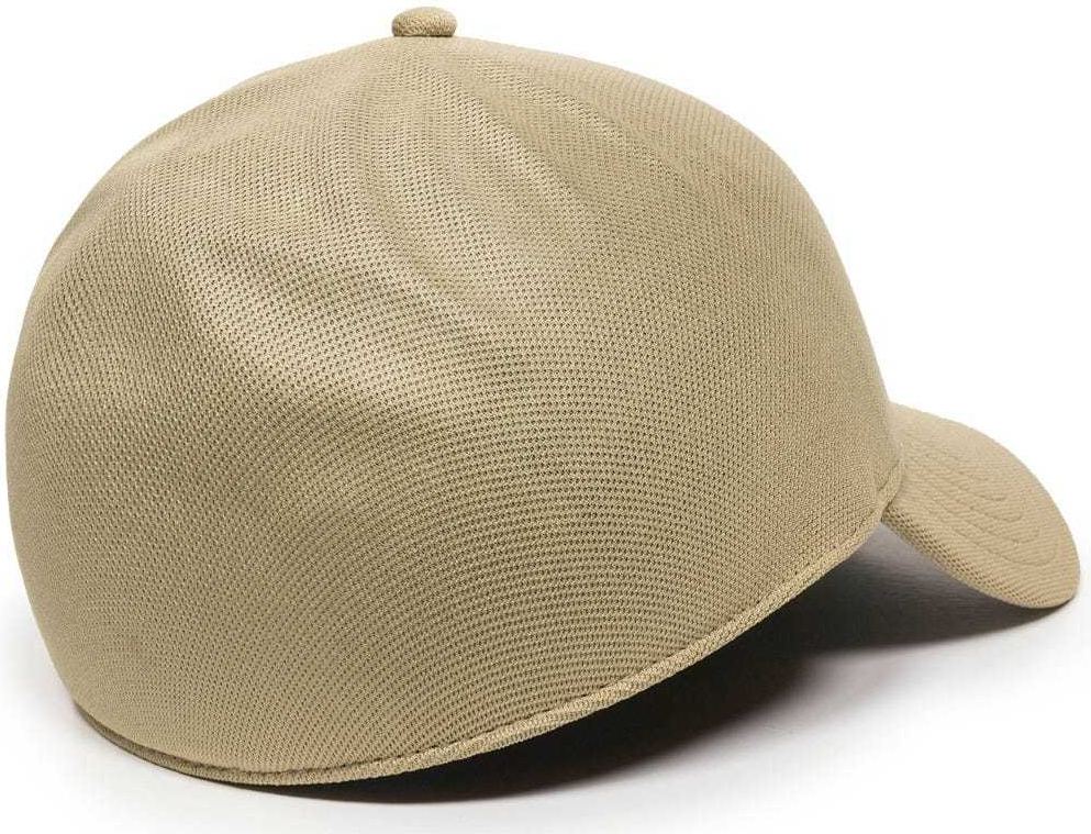 OC Sports STRIKE Flexible Fitting Cap - Khaki | HIT a Double