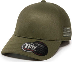 OC Sports STRIKE Flexible Fitting Cap - Olive | HIT a Double