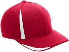 Team 365 ATB102 By Flexfit Adult Pro Formance Front Sweep Cap Sport Red White