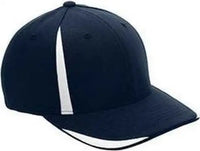 Team 365 ATB102 By Flexfit Adult Pro-Formance Front Sweep Cap - Sportdark Navy White - Navy White / S/M