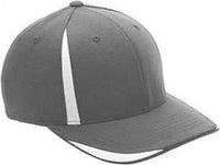 Team 365 ATB102 By Flexfit Adult Pro Formance Front Sweep Cap Sportgraphite White Dark Gray White / S/M