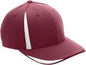 Team 365 ATB102 By Flexfit Adult Pro-Formance Front Sweep Cap - Sportmaroon White - Maroon White / S/M