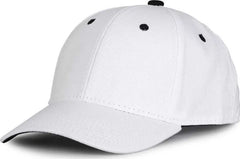 The Game GB2016 White Snapback Cotton Twill Cap - White Black - White Black / 6 7/8’’ - 7 5/8’’