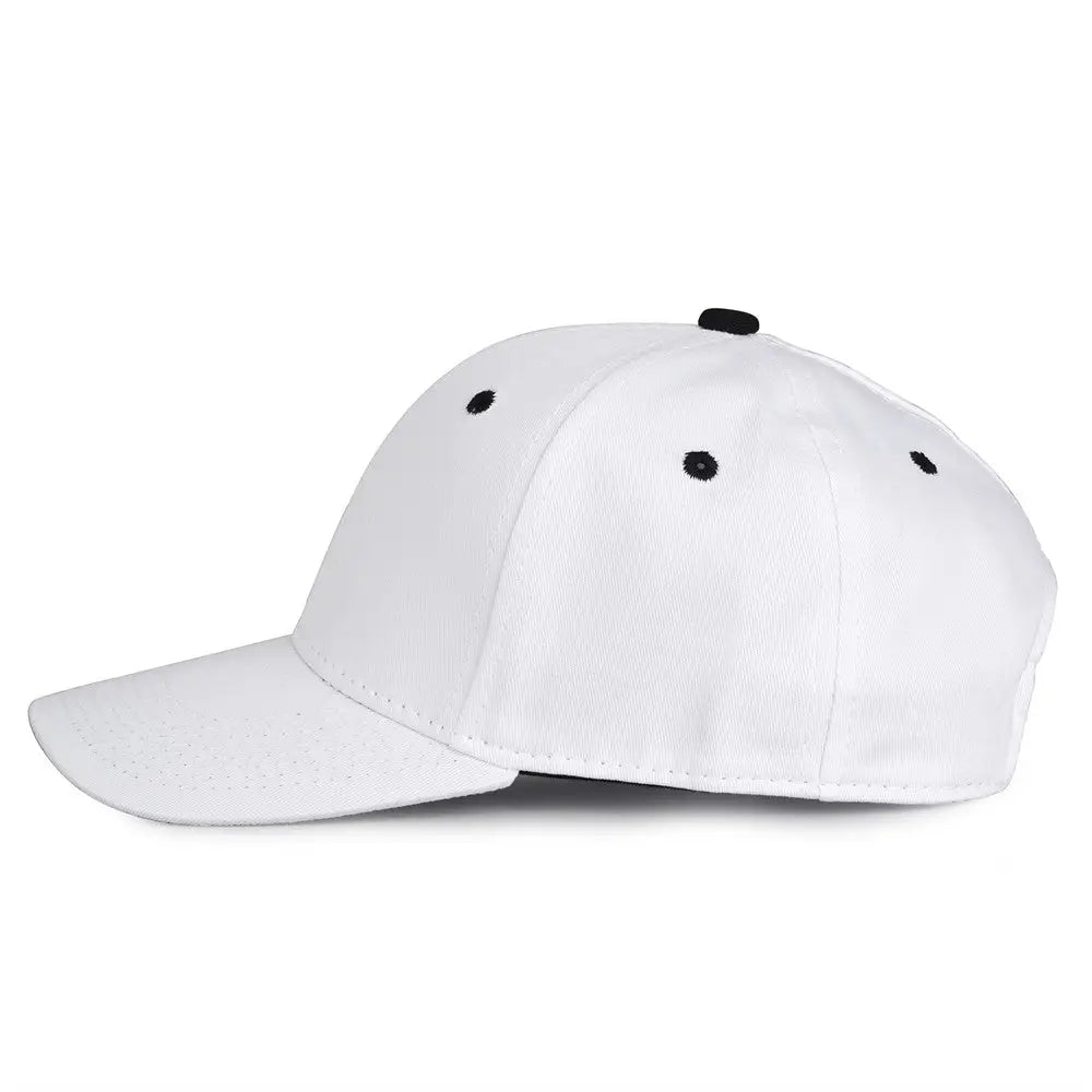 The Game GB2016 White Snapback Cotton Twill Cap - White Black - White Black / 6 7/8’’ - 7 5/8’’
