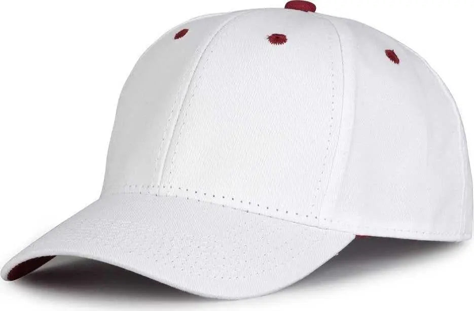 The Game GB2016 White Snapback Cotton Twill Cap - White Cardinal - White Cardinal / 6 7/8’’ - 7 5/8’’