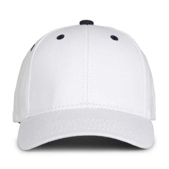 The Game GB2016 White Snapback Cotton Twill Cap - White Navy - White Navy / 6 7/8’’ - 7 5/8’’