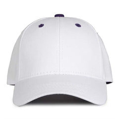 The Game GB2016 White Snapback Cotton Twill Cap - White Purple - White Purple / 6 7/8’’ - 7 5/8’’