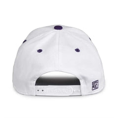 The Game GB2016 White Snapback Cotton Twill Cap - White Purple - White Purple / 6 7/8’’ - 7 5/8’’