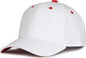 The Game GB2016 White Snapback Cotton Twill Cap - White Red - White Red / 6 7/8’’ - 7 5/8’’