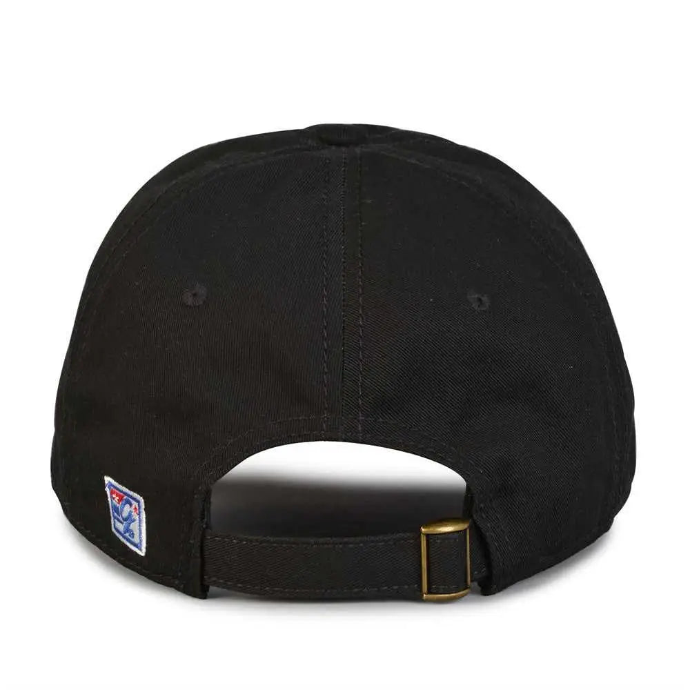 The Game GB210 Classic Relaxed Garment Washed Twill Cap - Black - Black / 6 7/8’’ - 7 5/8’’