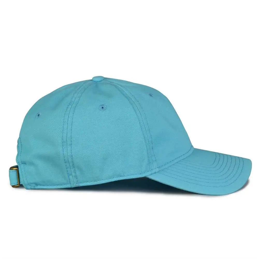 The Game GB210 Classic Relaxed Garment Washed Twill Cap - Blue Taffy - Teal / 6 7/8’’ - 7 5/8’’