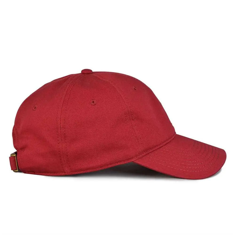 The Game GB210 Classic Relaxed Garment Washed Twill Cap - Cardinal - Cardinal / 6 7/8’’ - 7 5/8’’