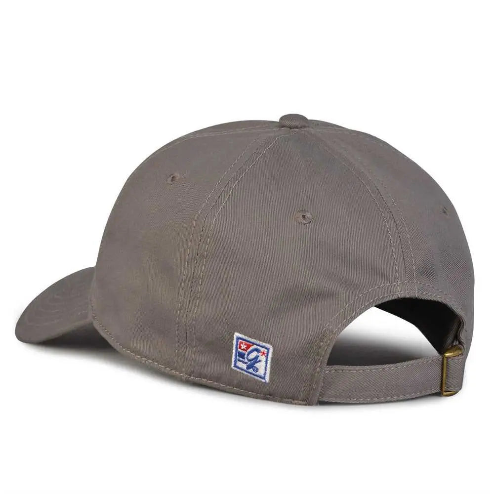 The Game GB210 Classic Relaxed Garment Washed Twill Cap - Charcoal - Dark Gray / 6 7/8’’ - 7 5/8’’