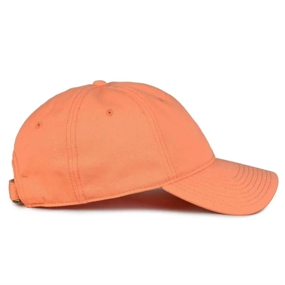 The Game GB210 Classic Relaxed Garment Washed Twill Cap - Coral - Coral / 6 7/8’’ - 7 5/8’’