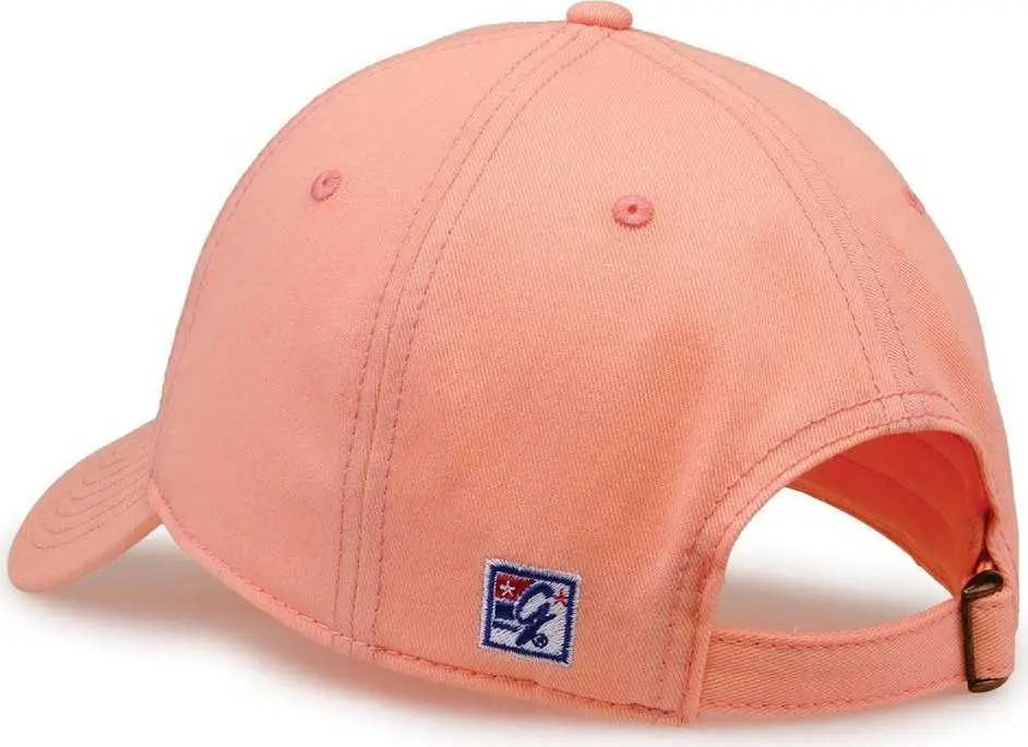 The Game GB210 Classic Relaxed Garment Washed Twill Cap - Creamsicle - Pink / 7 7/8’’ - 7 5/8’’