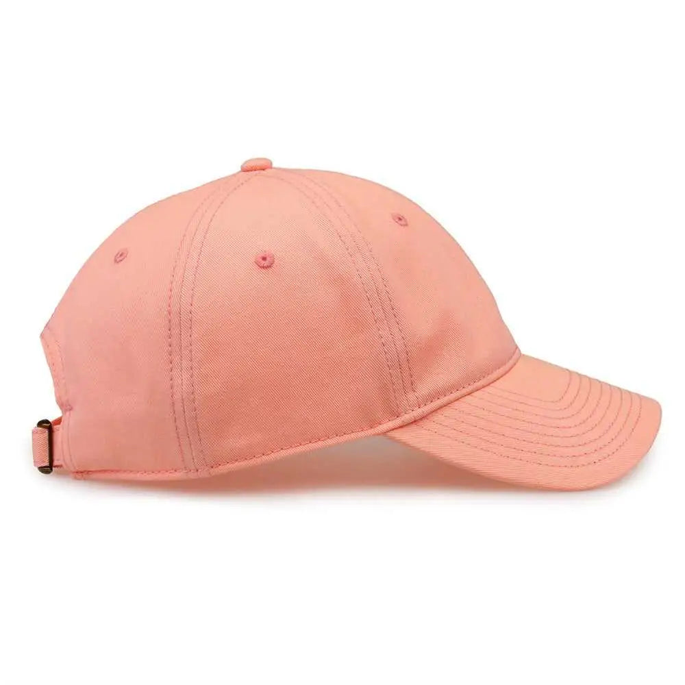 The Game GB210 Classic Relaxed Garment Washed Twill Cap - Creamsicle - Pink / 7 7/8’’ - 7 5/8’’