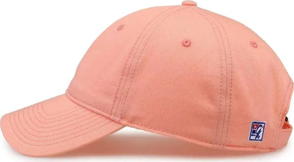 The Game GB210 Classic Relaxed Garment Washed Twill Cap - Creamsicle - Pink / 7 7/8’’ - 7 5/8’’