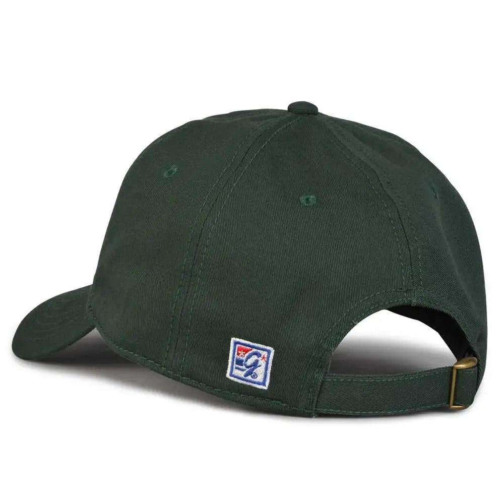 The Game GB210 Classic Relaxed Garment Washed Twill Cap - Dark Green - Forest / 6 7/8’’ - 7 5/8’’