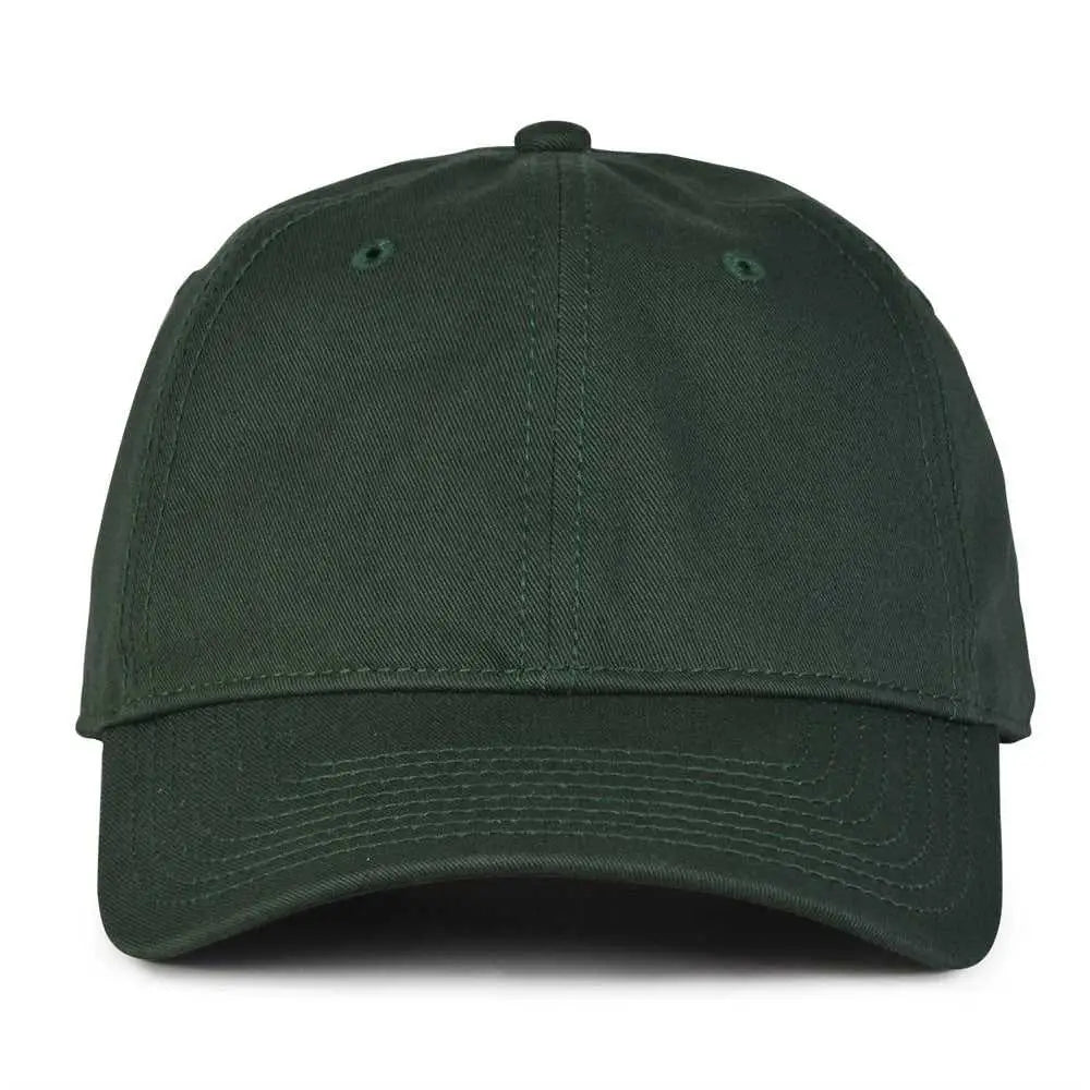 The Game GB210 Classic Relaxed Garment Washed Twill Cap - Dark Green - Forest / 6 7/8’’ - 7 5/8’’