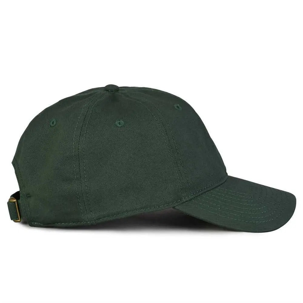 The Game GB210 Classic Relaxed Garment Washed Twill Cap - Dark Green - Forest / 6 7/8’’ - 7 5/8’’