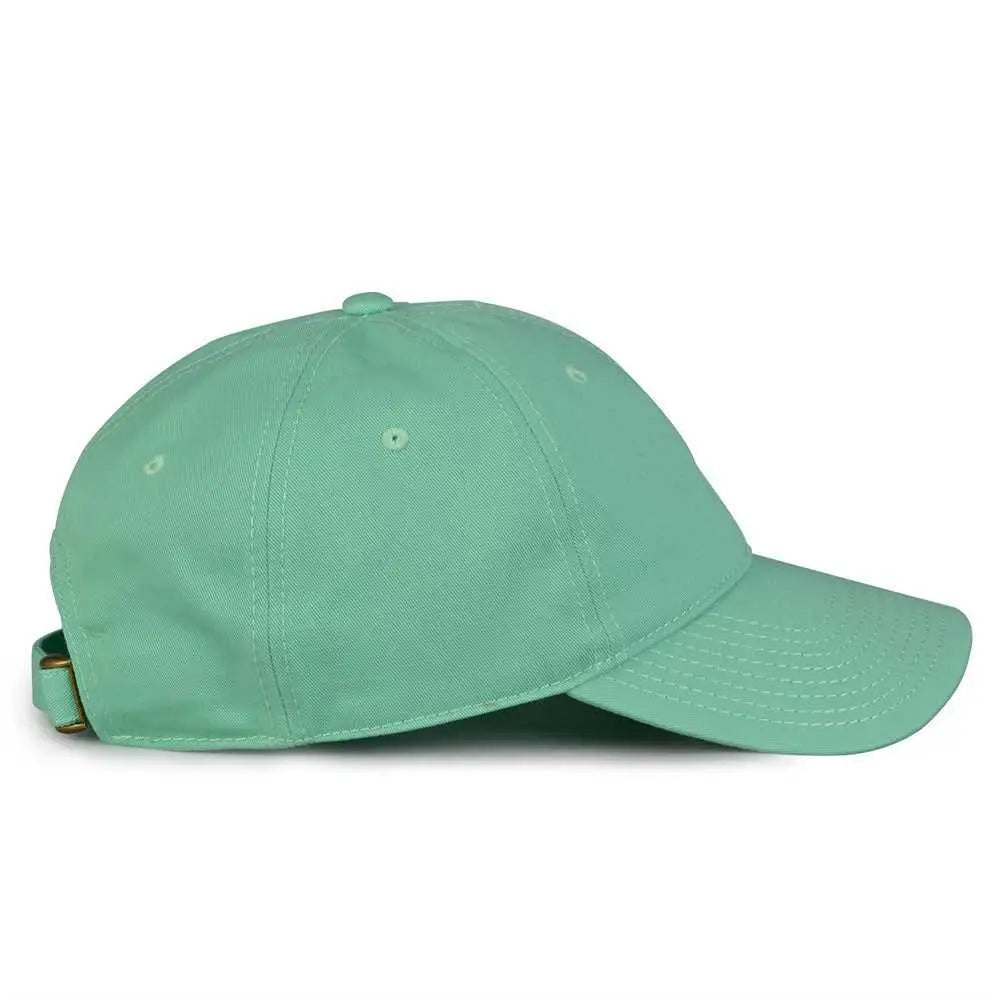 The Game GB210 Classic Relaxed Garment Washed Twill Cap - Gumdrop - Teal / 6 7/8’’ - 7 5/8’’
