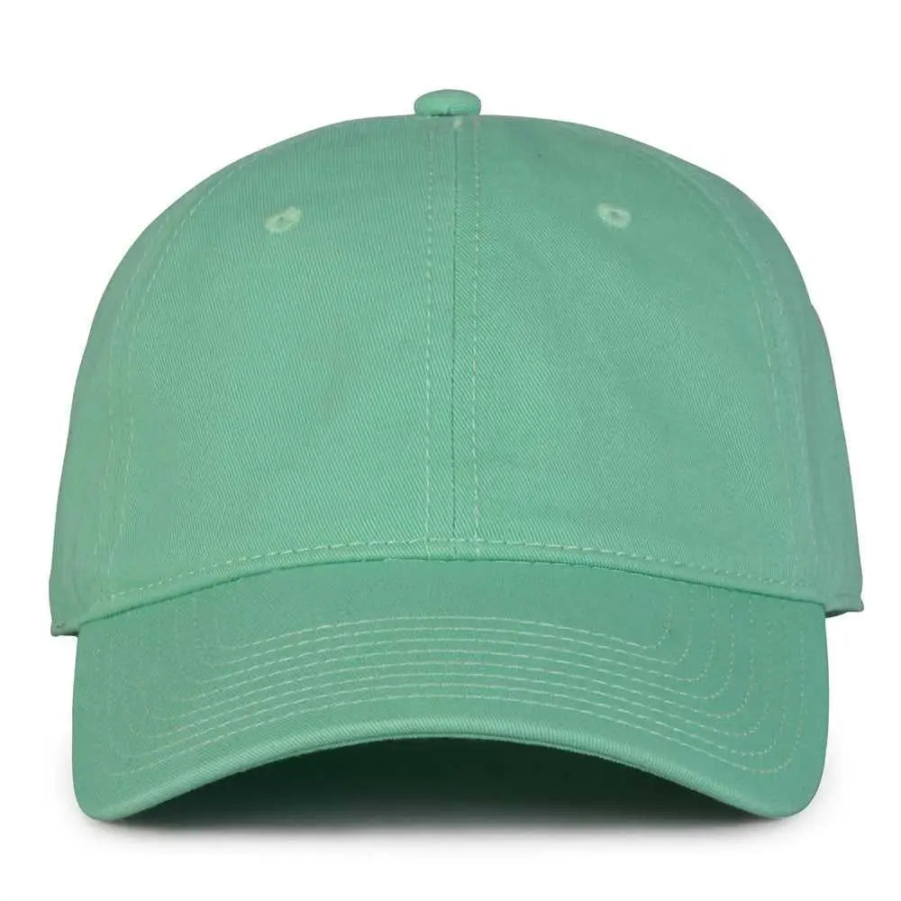 The Game GB210 Classic Relaxed Garment Washed Twill Cap - Gumdrop - Teal / 6 7/8’’ - 7 5/8’’