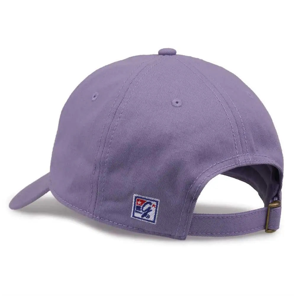 The Game GB210 Classic Relaxed Garment Washed Twill Cap - Heather Purple Dusk - Purple / 6 7/8’’ - 7 5/8’’