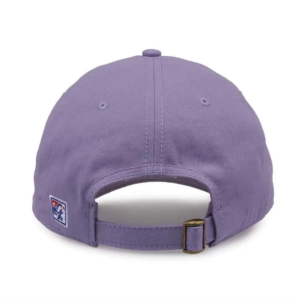 The Game GB210 Classic Relaxed Garment Washed Twill Cap - Heather Purple Dusk - Purple / 6 7/8’’ - 7 5/8’’