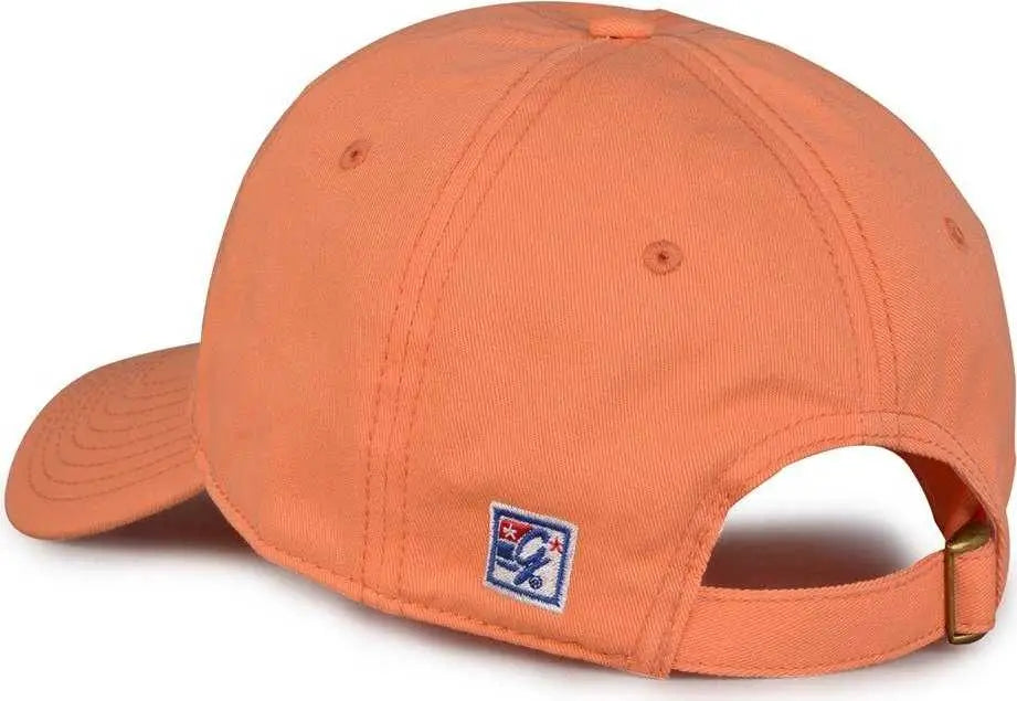 The Game GB210 Classic Relaxed Garment Washed Twill Cap - Hot Coral - Coral / 8 7/8’’ - 7 5/8’’
