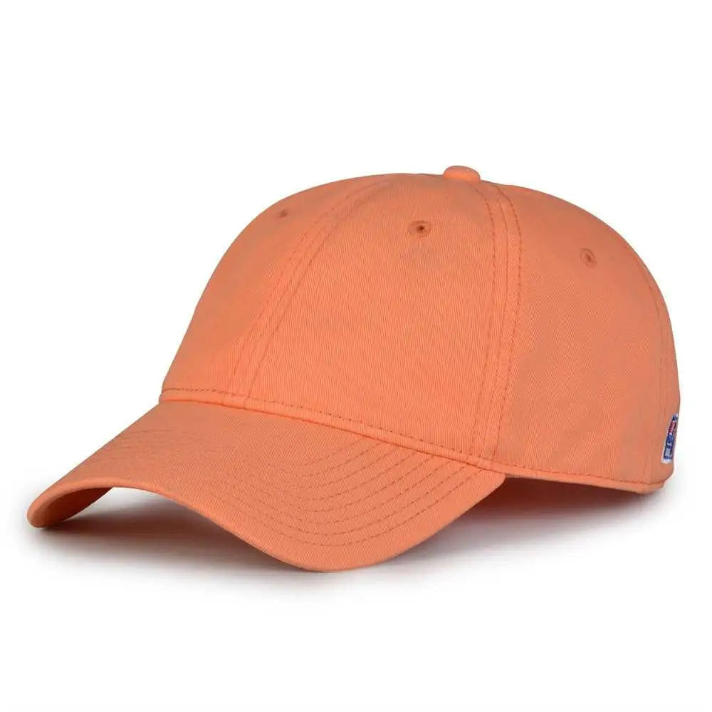 The Game GB210 Classic Relaxed Garment Washed Twill Cap - Hot Coral - Coral / 8 7/8’’ - 7 5/8’’