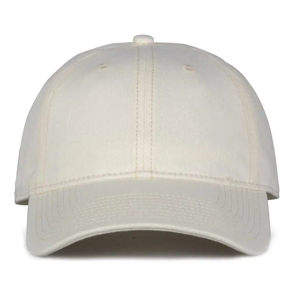 The Game GB210 Classic Relaxed Garment Washed Twill Cap - Ivory - Ivory / 6 7/8’’ - 7 5/8’’
