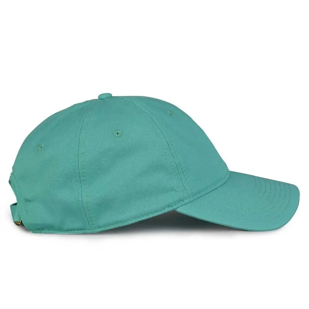 The Game GB210 Classic Relaxed Garment Washed Twill Cap - Jade - Teal / 6 7/8’’ - 7 5/8’’