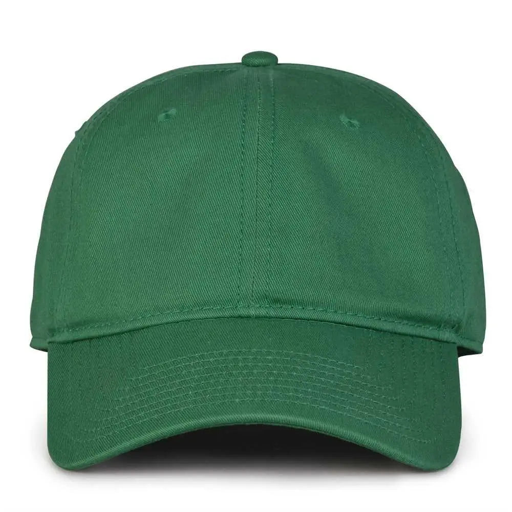The Game GB210 Classic Relaxed Garment Washed Twill Cap - Kelly - Kelly / 6 7/8’’ - 7 5/8’’