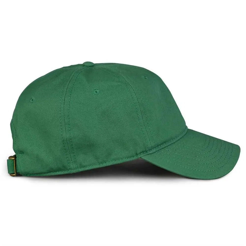 The Game GB210 Classic Relaxed Garment Washed Twill Cap - Kelly - Kelly / 6 7/8’’ - 7 5/8’’