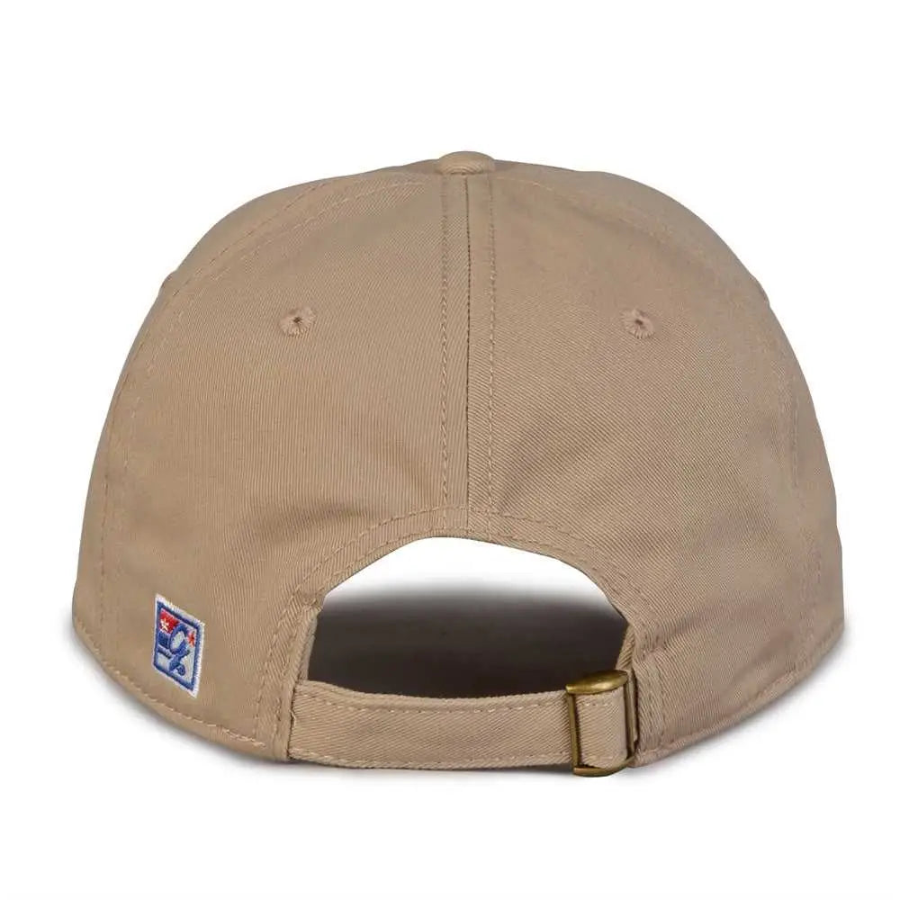 The Game GB210 Classic Relaxed Garment Washed Twill Cap - Khaki - Khaki / 6 7/8’’ - 7 5/8’’