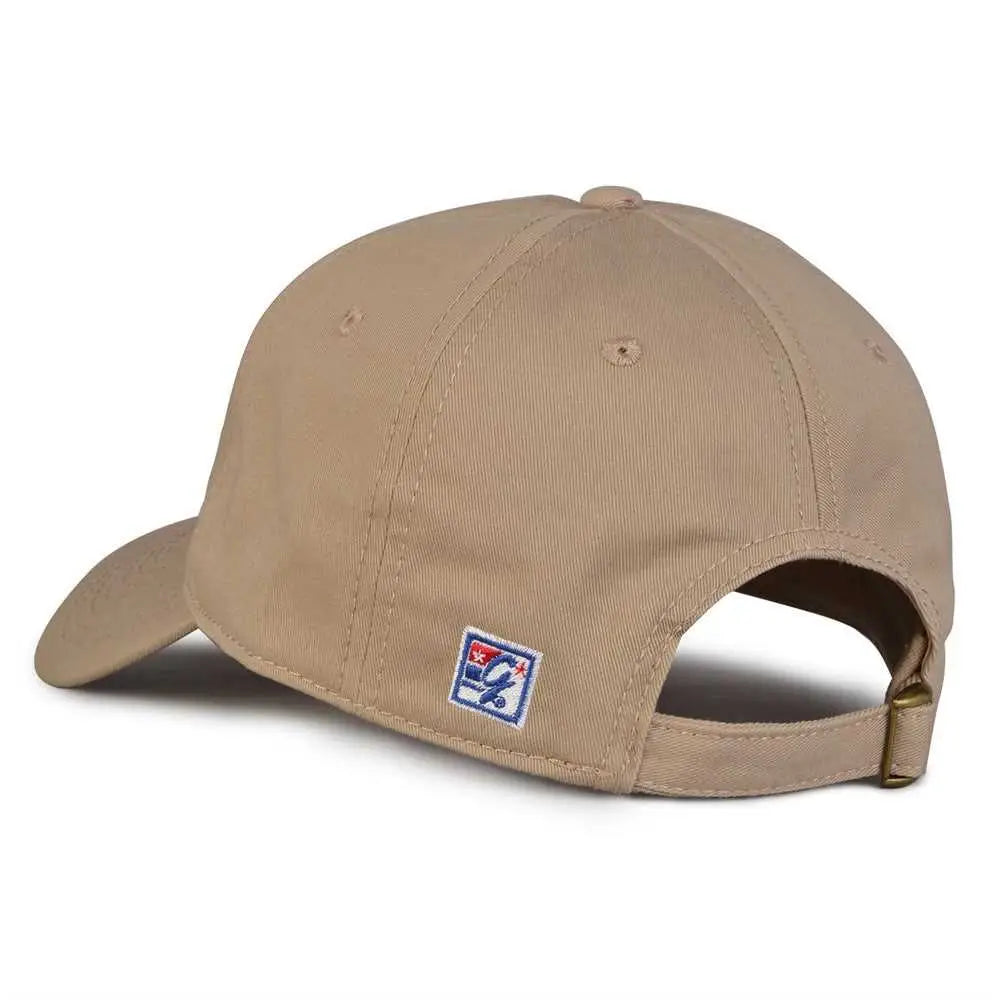 The Game GB210 Classic Relaxed Garment Washed Twill Cap - Khaki - Khaki / 6 7/8’’ - 7 5/8’’