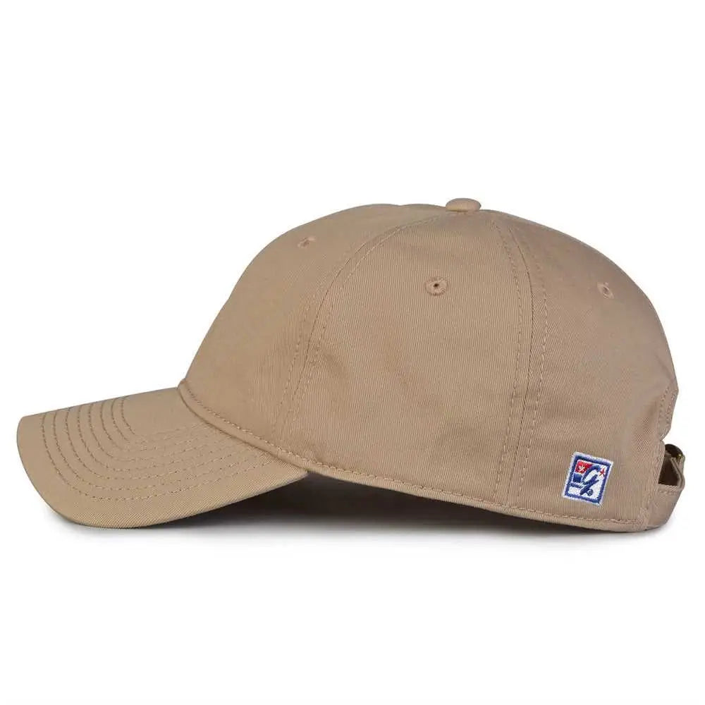 The Game GB210 Classic Relaxed Garment Washed Twill Cap - Khaki - Khaki / 6 7/8’’ - 7 5/8’’