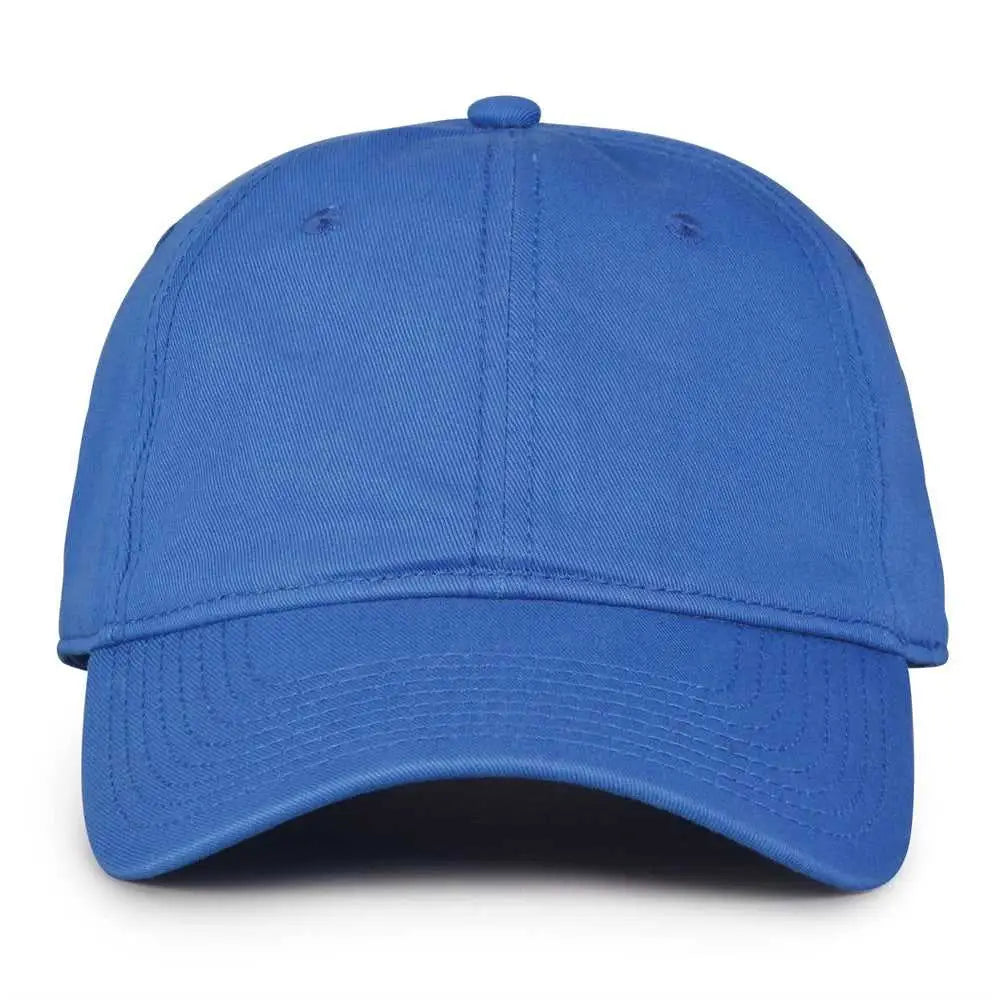 The Game GB210 Classic Relaxed Garment Washed Twill Cap - LA Blue - Blue / 6 7/8’’ - 7 5/8’’