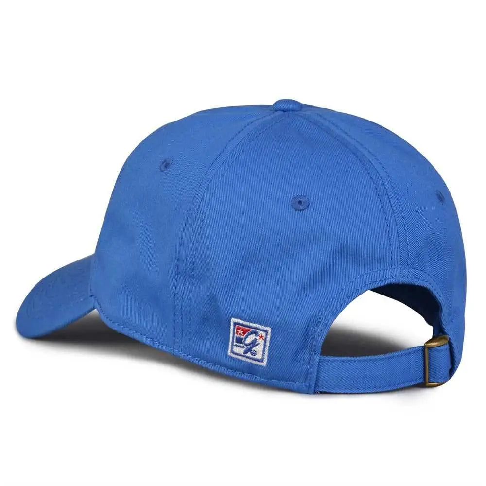 The Game GB210 Classic Relaxed Garment Washed Twill Cap - LA Blue - Blue / 6 7/8’’ - 7 5/8’’