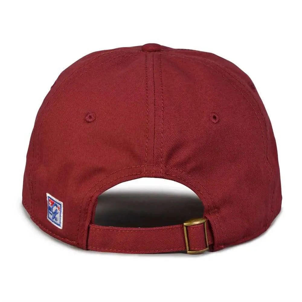 The Game GB210 Classic Relaxed Garment Washed Twill Cap - Maroon - Maroon / 6 7/8’’ - 7 5/8’’