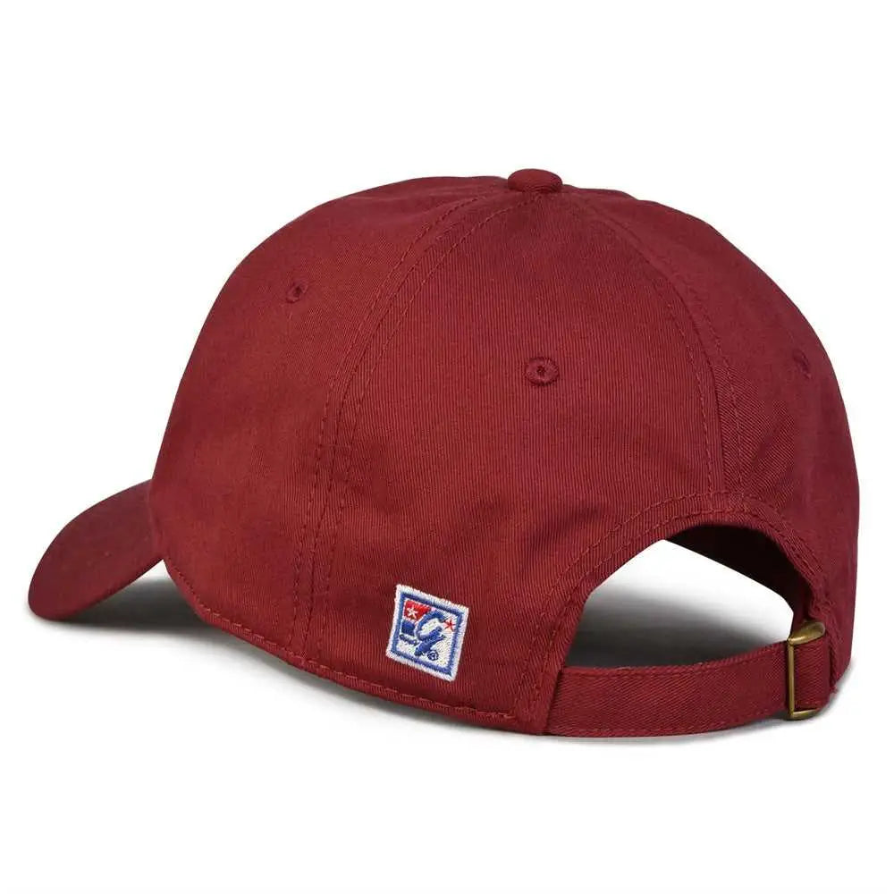 The Game GB210 Classic Relaxed Garment Washed Twill Cap - Maroon - Maroon / 6 7/8’’ - 7 5/8’’