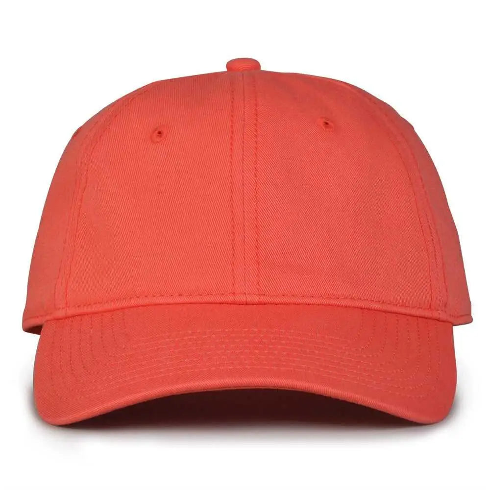 The Game GB210 Classic Relaxed Garment Washed Twill Cap - Nantucket Red - Red / 6 7/8’’ - 7 5/8’’
