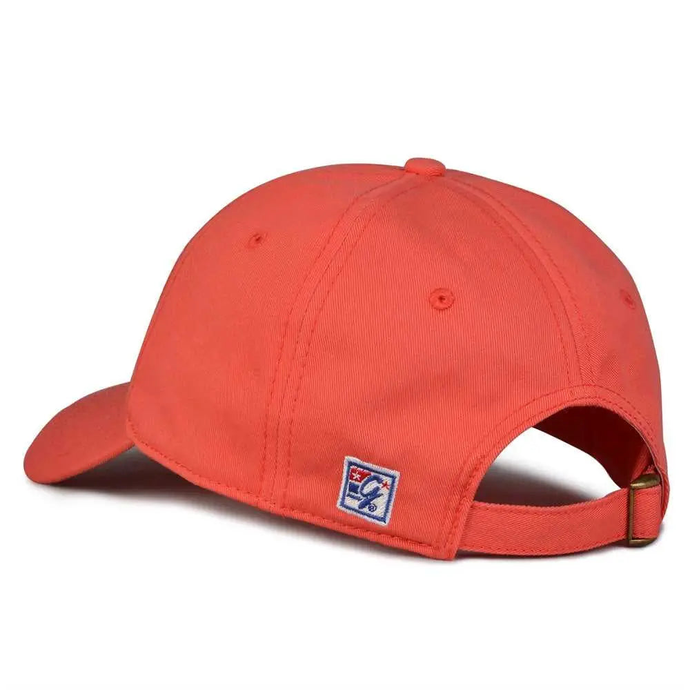 The Game GB210 Classic Relaxed Garment Washed Twill Cap - Nantucket Red - Red / 6 7/8’’ - 7 5/8’’