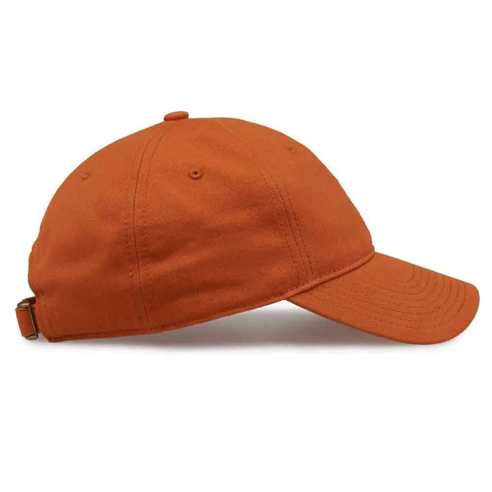 The Game GB210 Classic Relaxed Garment Washed Twill Cap - Orange Tea - Burnt Orange / 6 7/8’’ - 7 5/8’’