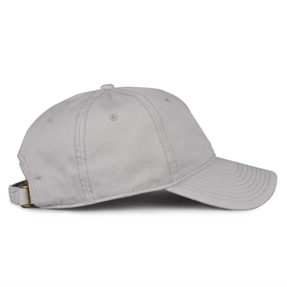 The Game GB210 Classic Relaxed Garment Washed Twill Cap - Pelican - Gray / 6 7/8’’ - 7 5/8’’