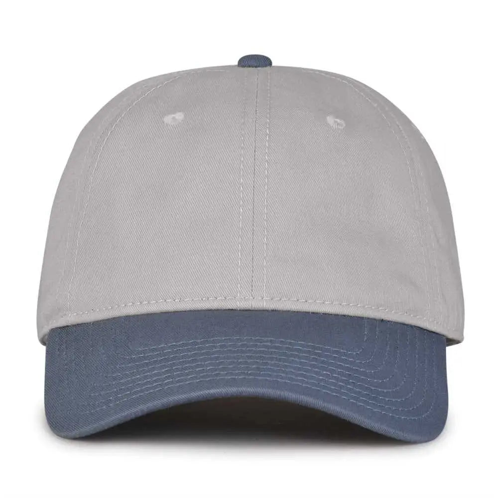 The Game GB210 Classic Relaxed Garment Washed Twill Cap - Pelican Marine - Gray Navy / 6 7/8’’ - 7 5/8’’