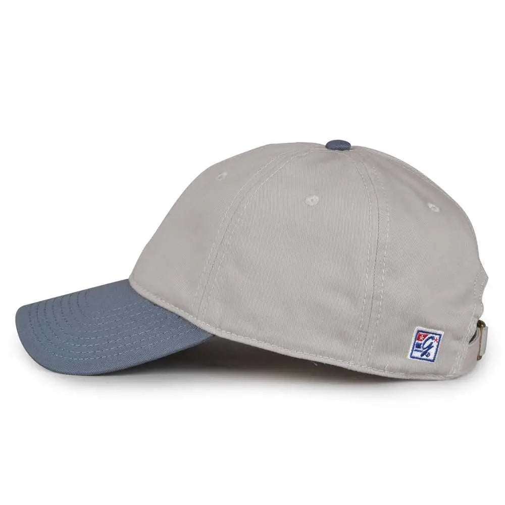 The Game GB210 Classic Relaxed Garment Washed Twill Cap - Pelican Marine - Gray Navy / 6 7/8’’ - 7 5/8’’