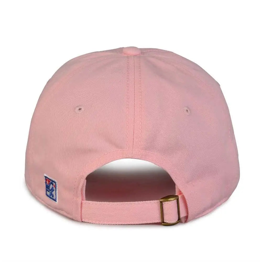 The Game GB210 Classic Relaxed Garment Washed Twill Cap - Pink - Pink / 6 7/8’’ - 7 5/8’’