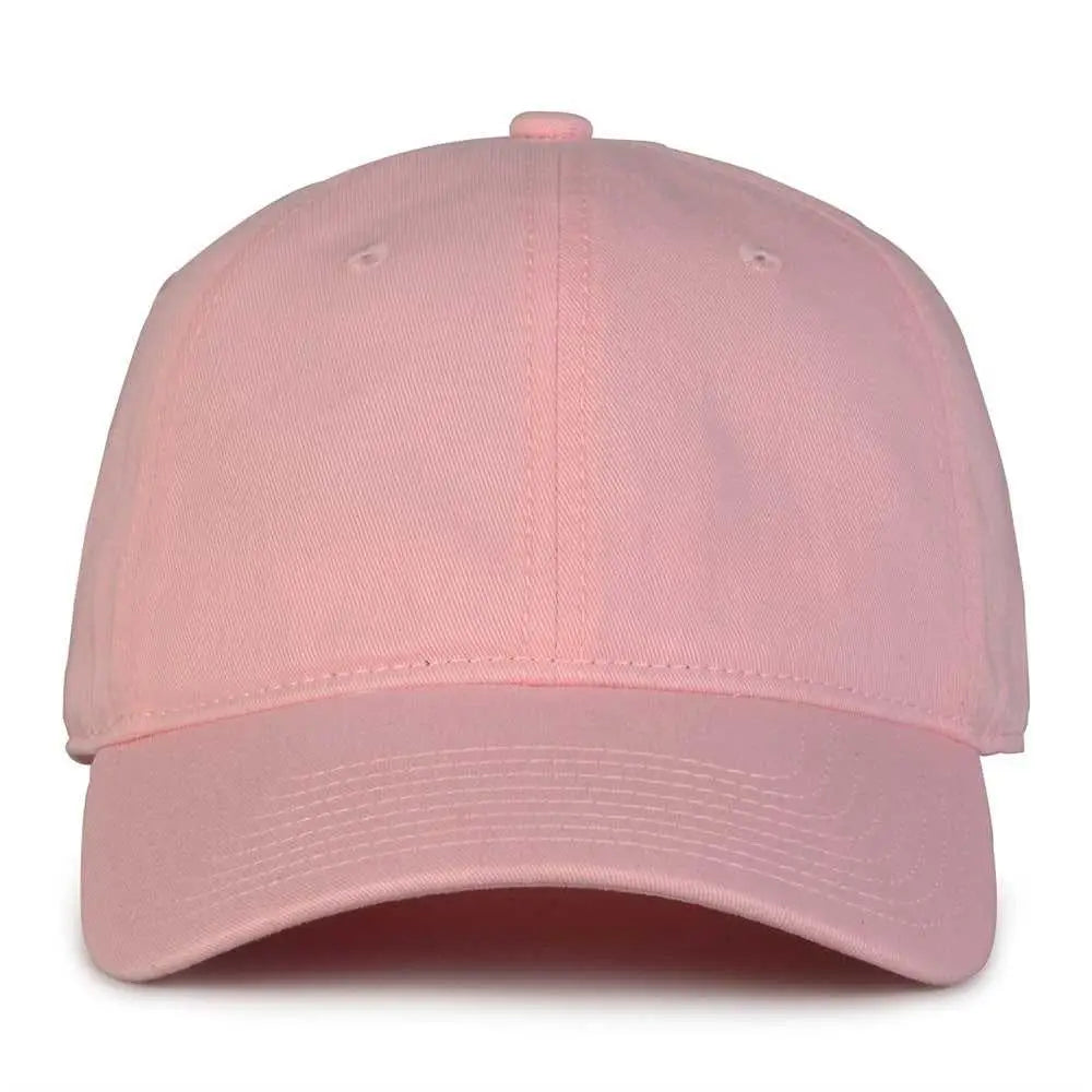 The Game GB210 Classic Relaxed Garment Washed Twill Cap - Pink - Pink / 6 7/8’’ - 7 5/8’’